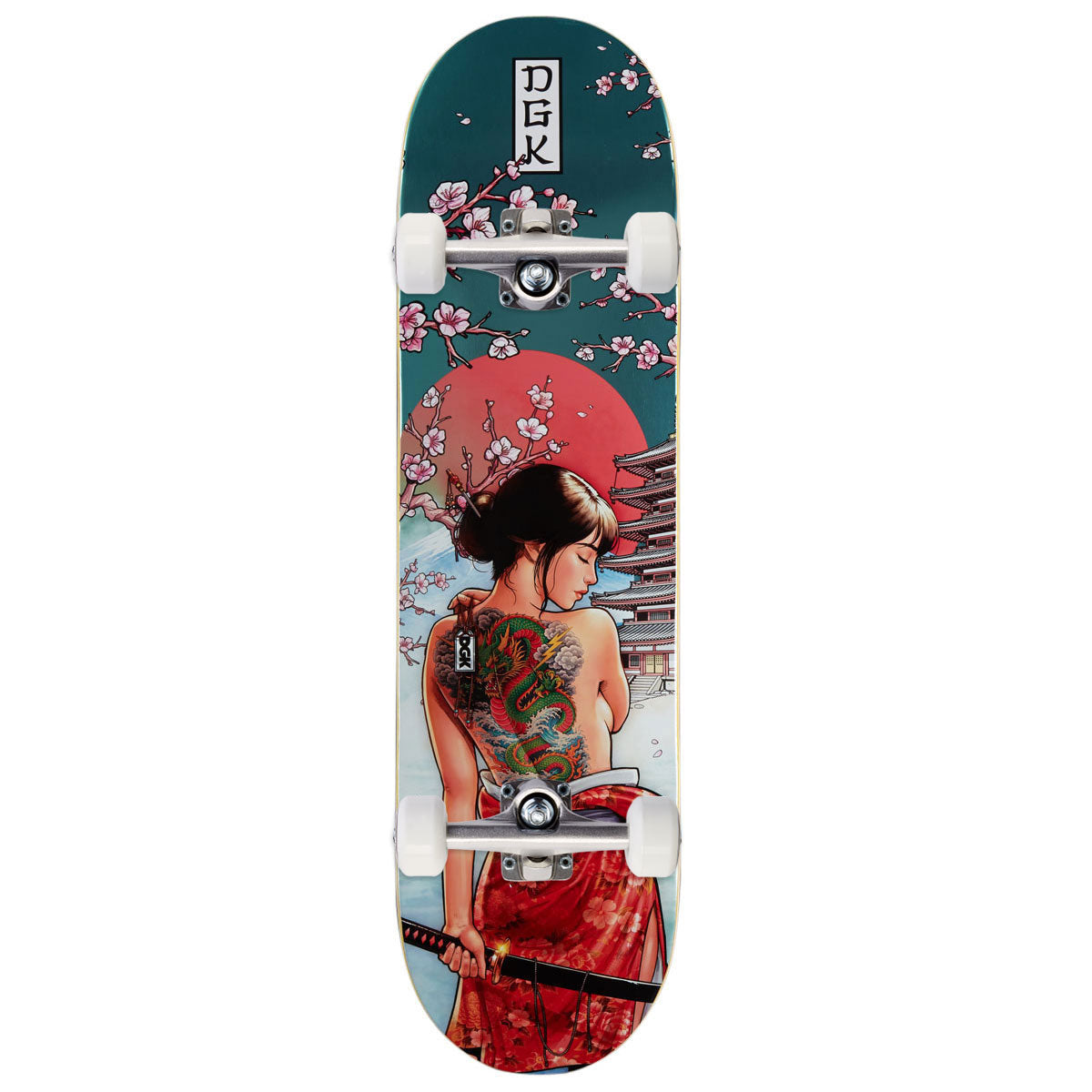 DGK Crimson Lotus Skateboard Complete - Foil - 8.00