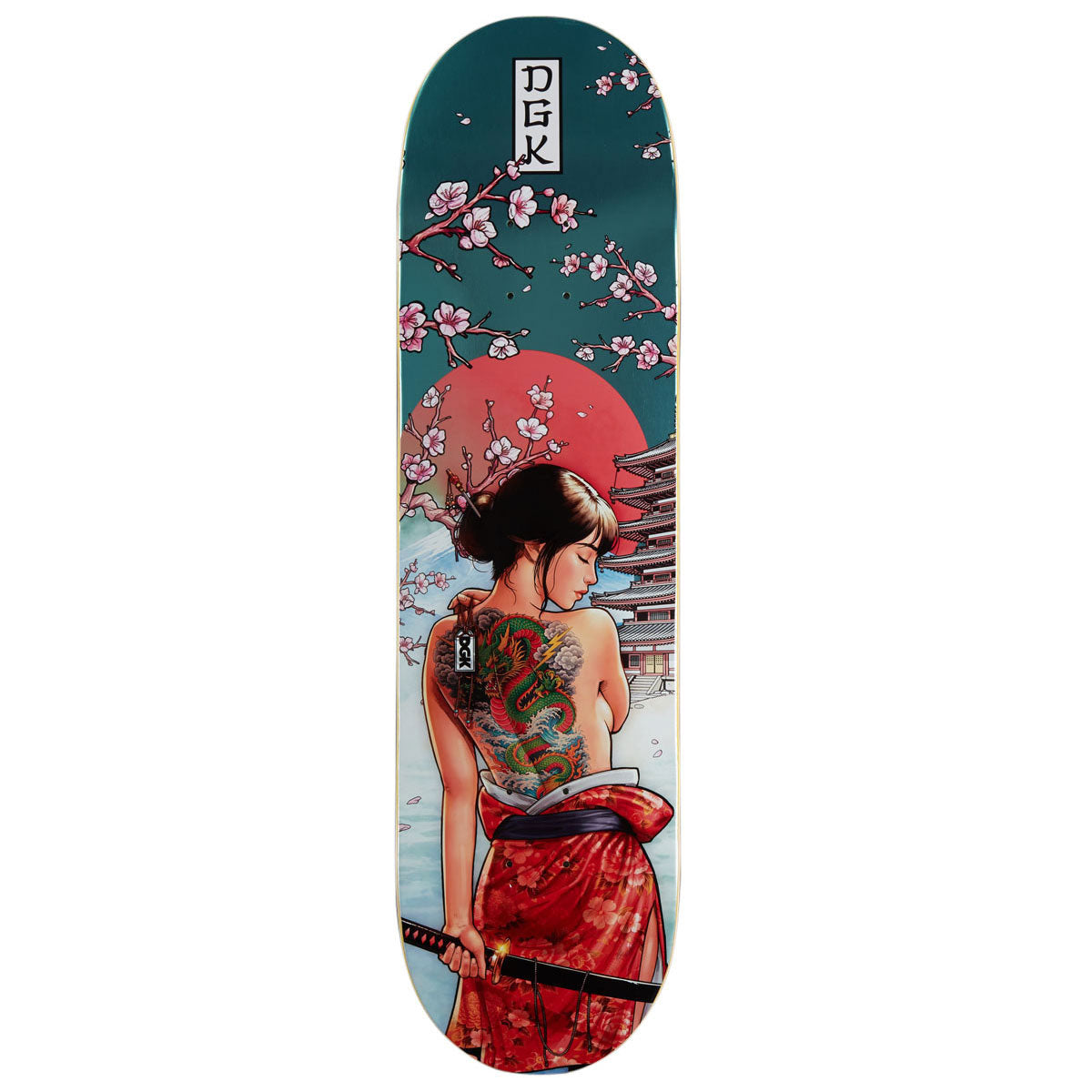 DGK Crimson Lotus Skateboard Deck - Foil - 8.25