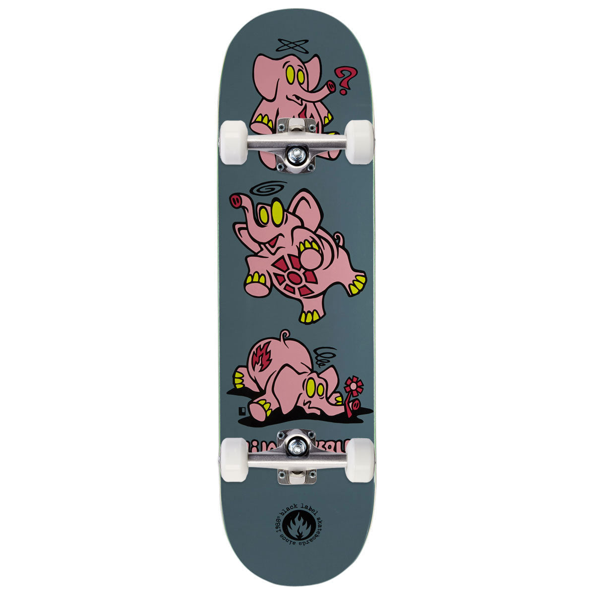 Black Label Elijah Akerley Pink Elephants Skateboard Complete - 8.50