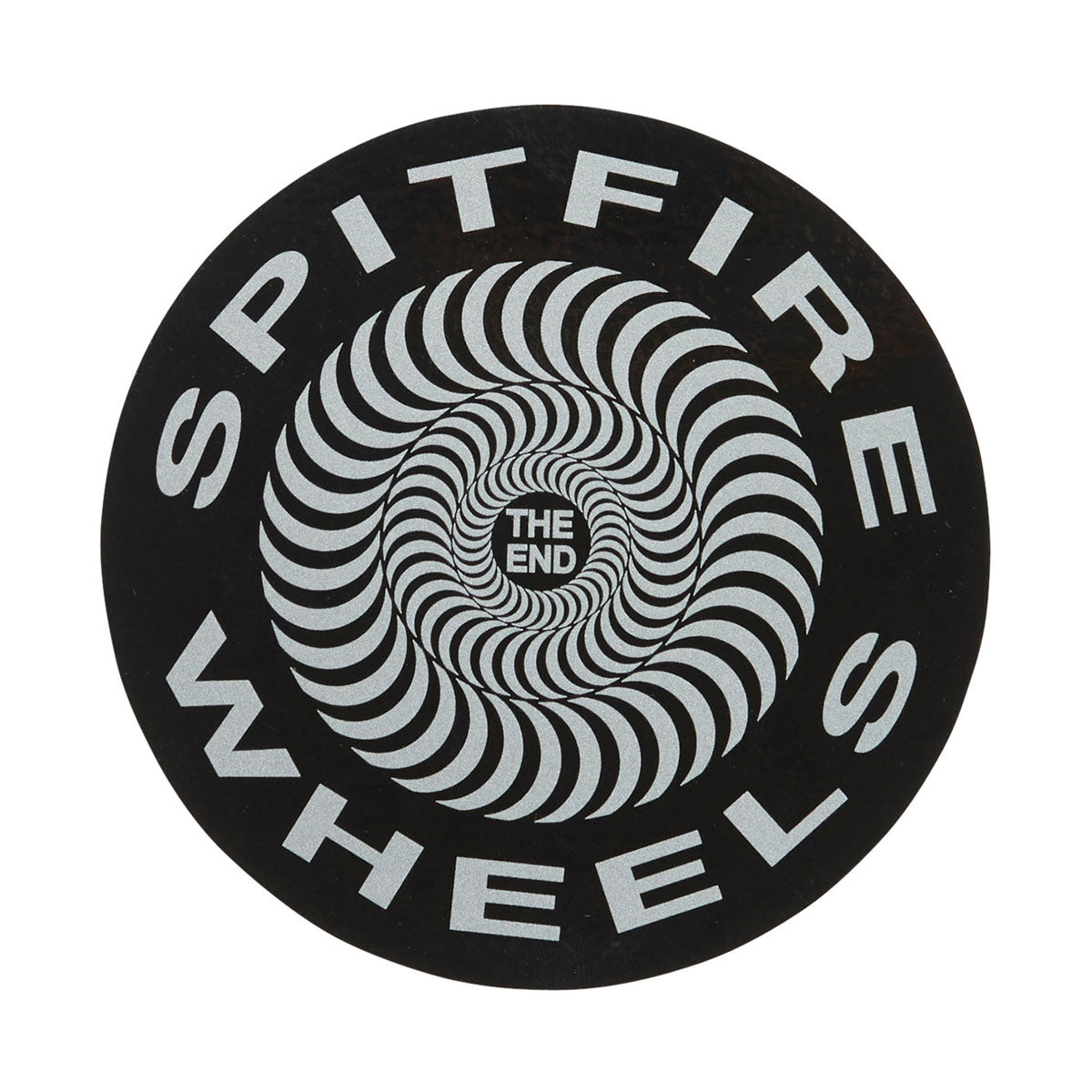 Spitfire Classic Swirl Sticker - Black/Grey - MD image 1