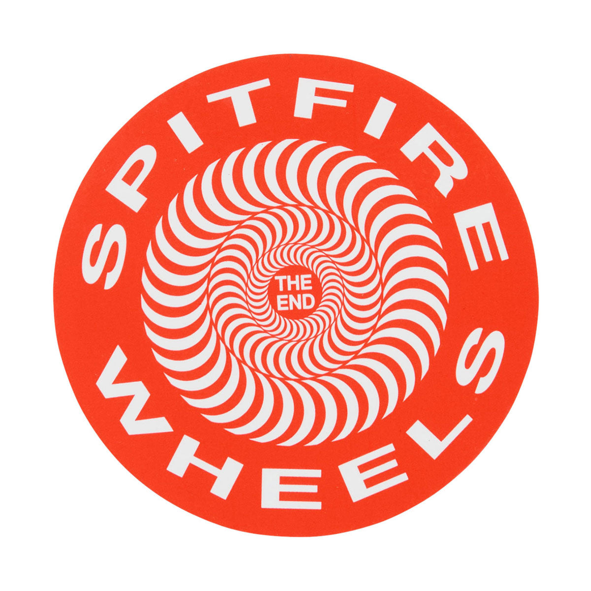 Spitfire Classic Swirl Sticker - Red - MD image 1