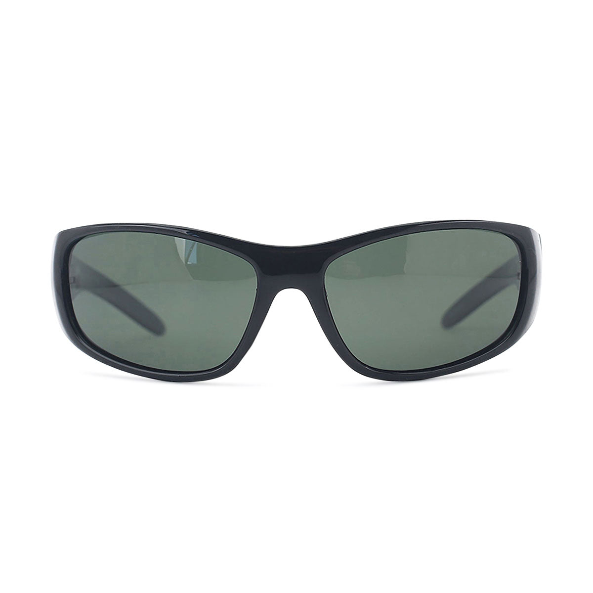 SAD Fade Sunglasses - Gloss Black/Olive Lens image 1