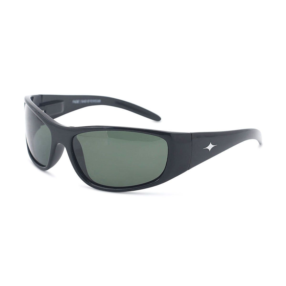 SAD Fade Sunglasses - Gloss Black/Olive Lens image 3
