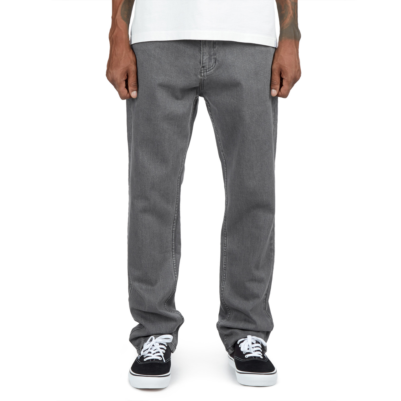 CCS Straight Stretch Denim Jeans - 12oz Grey image 1