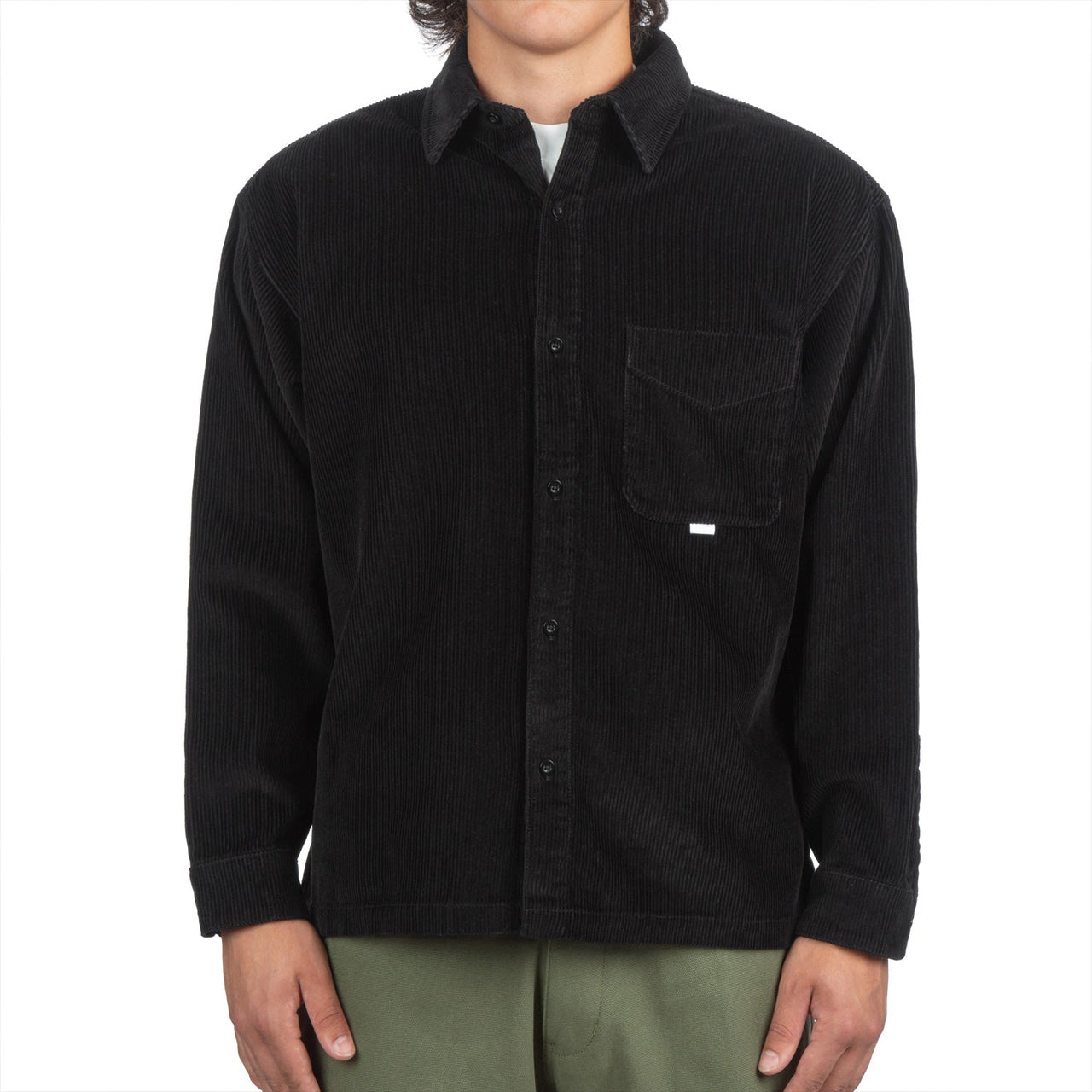 CCS Box Corduroy Shirt - Black image 2