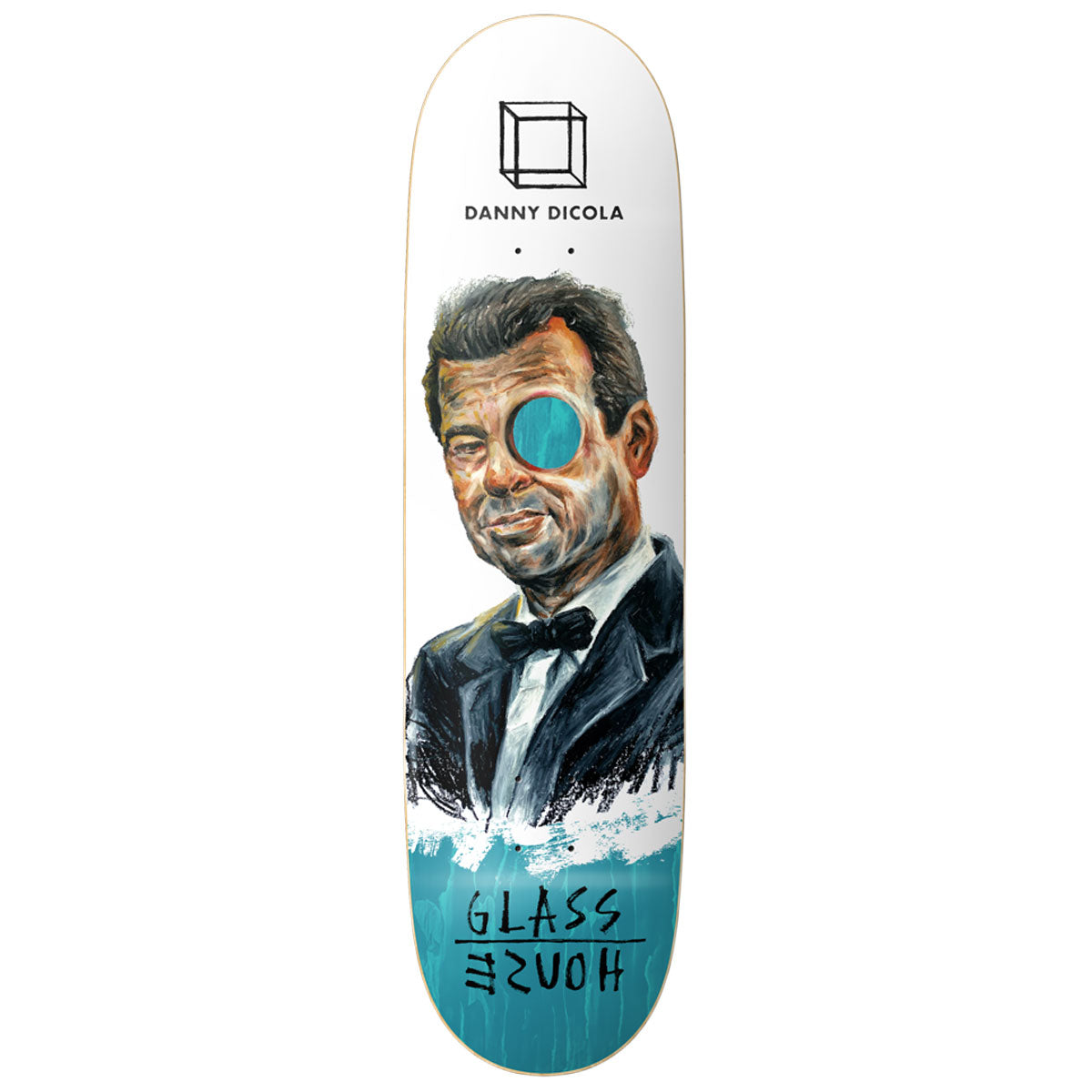 Glass House Dicola Whole Man Skateboard Deck - 8.88