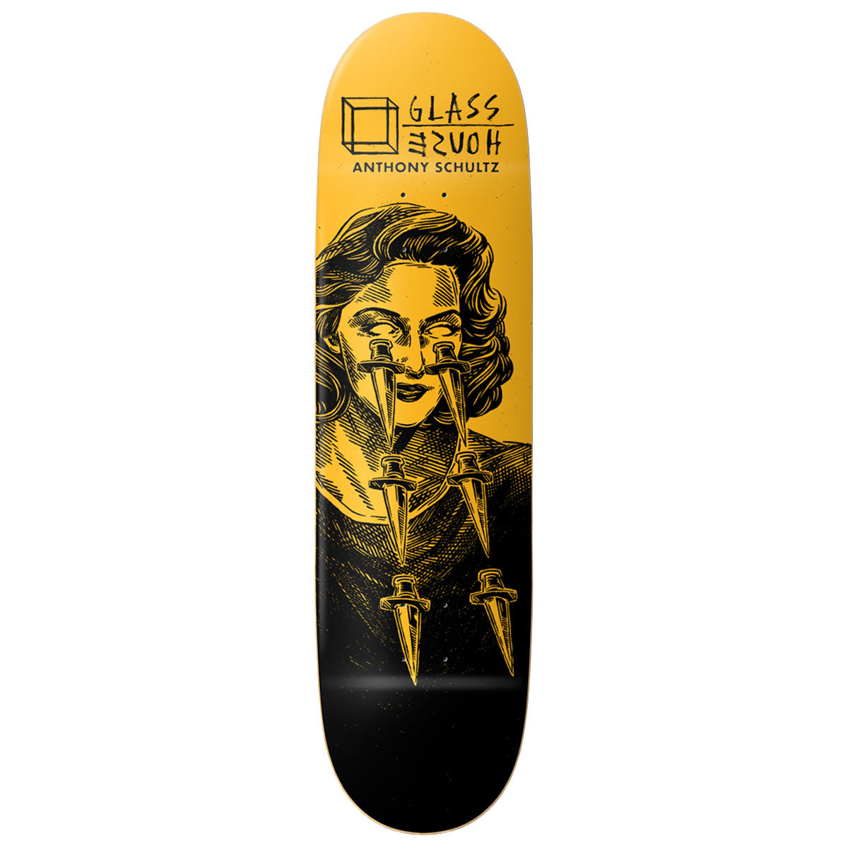 Glass House Schultz Daggers Skateboard Deck - 9.00
