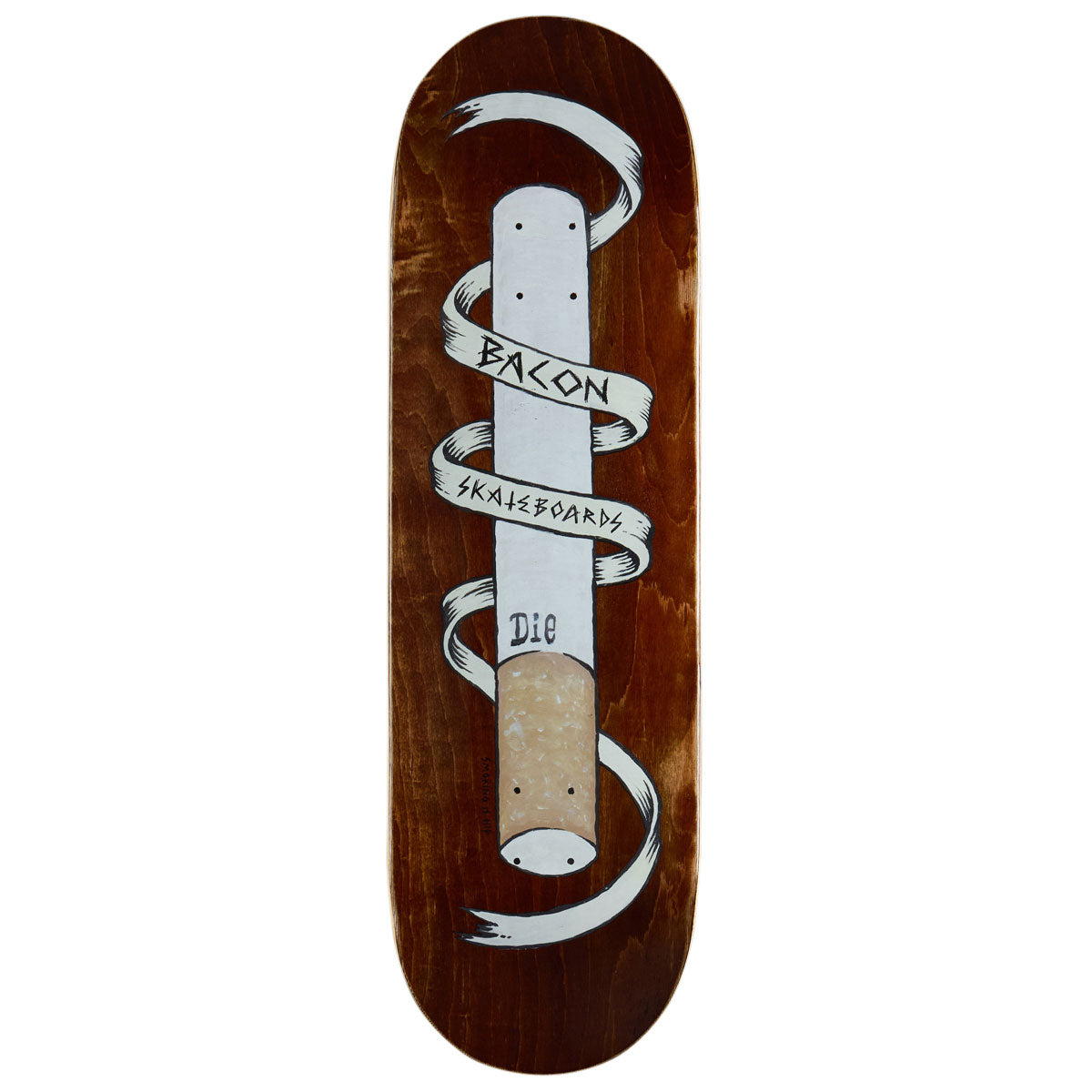 Bacon Smoking Is Hip Skateboard Deck - 9.50