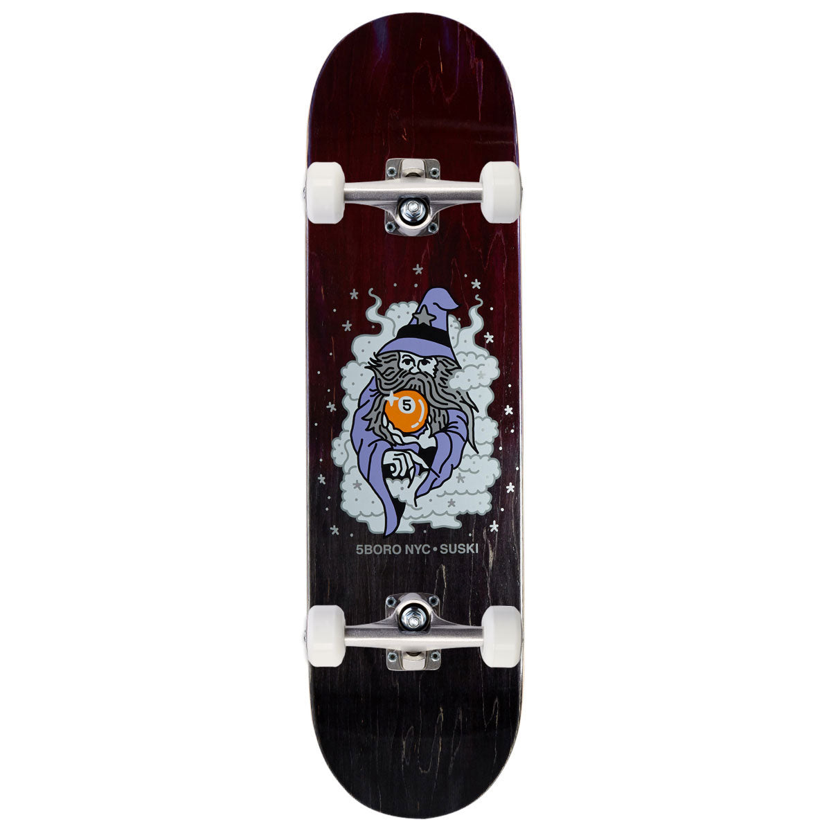 5Boro Suski 5Ball Wizard Skateboard Complete - 8.25