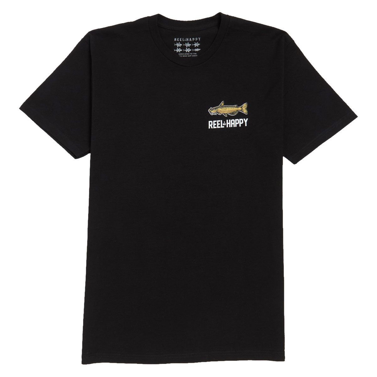 Reel Happy Freshies T-Shirt - Black image 2