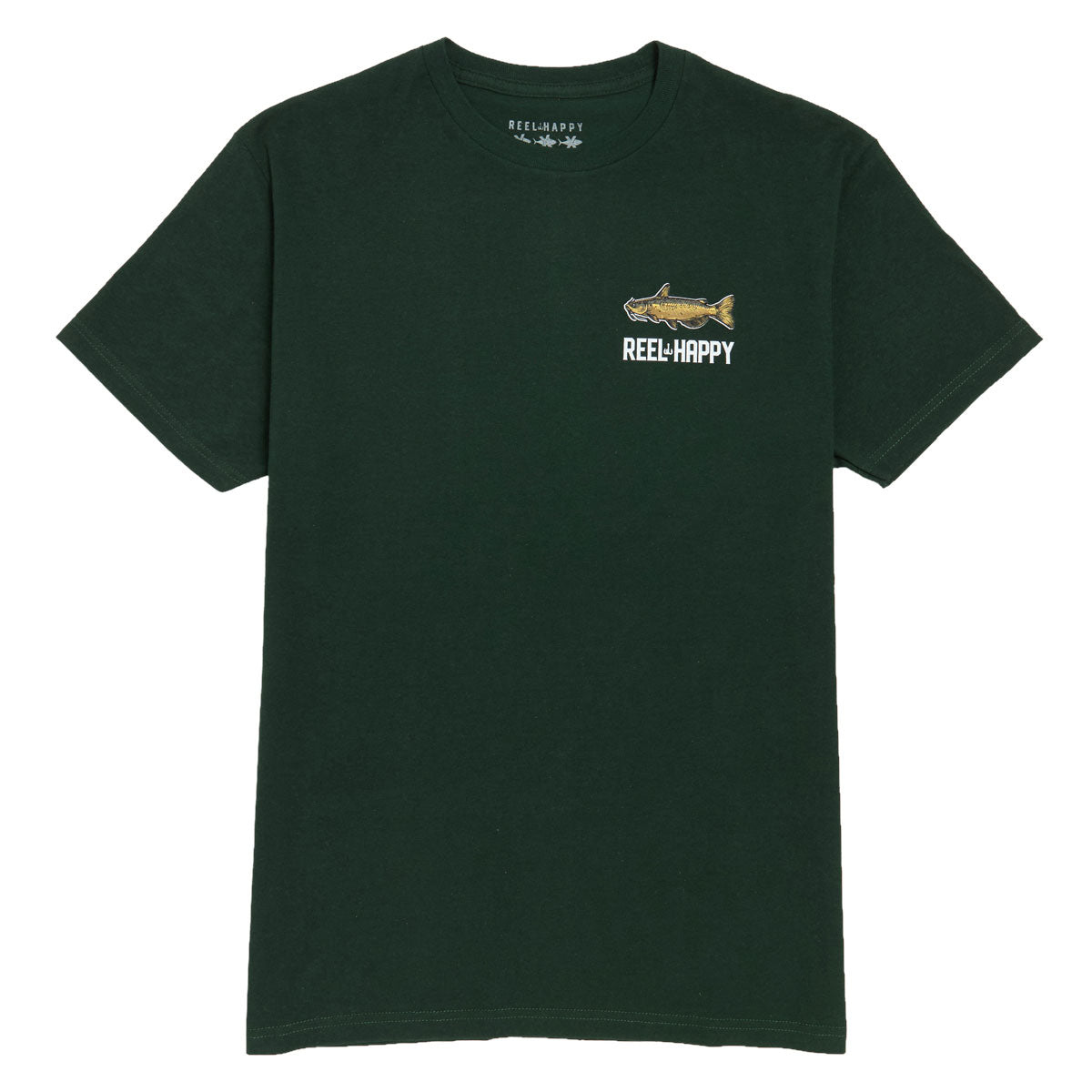 Reel Happy Freshies T-Shirt - Forest Green image 2