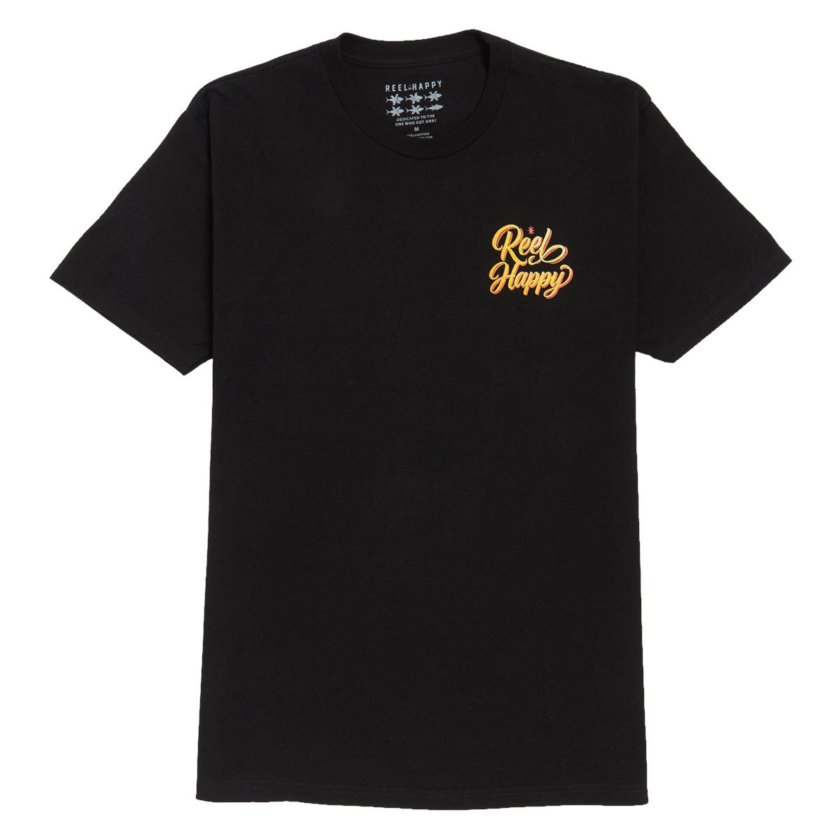 Reel Happy Lucky Lure T-Shirt - Black image 2