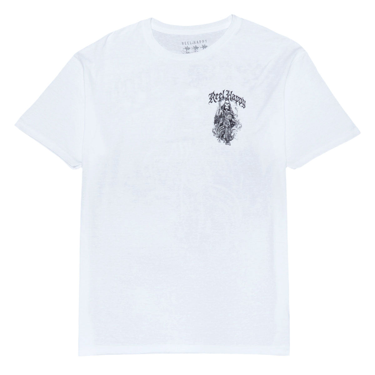 Reel Happy Big Reaper T-Shirt - White image 2