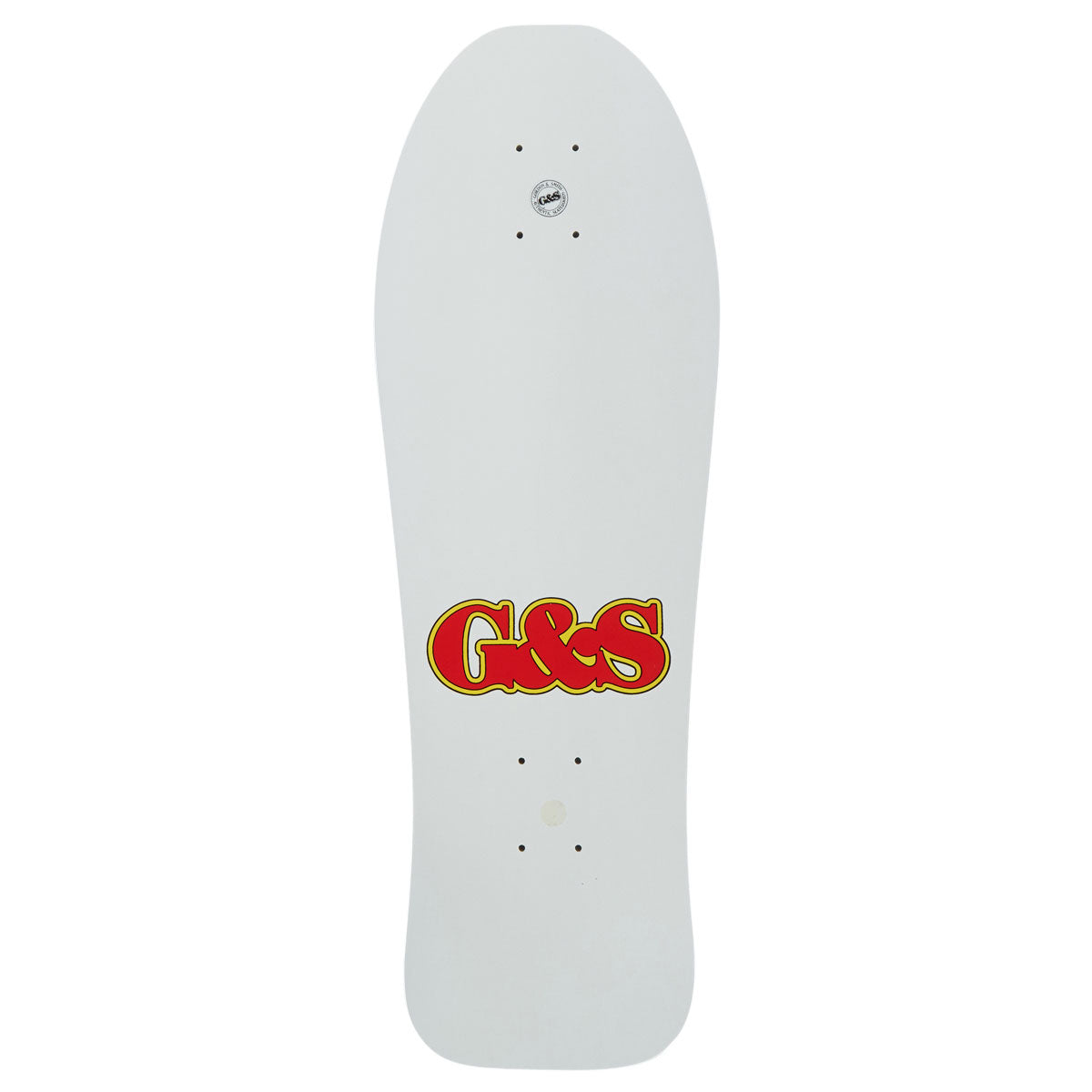 G&S Neil Blender Rocking Dog Reissue Skateboard Deck - Full White Dip - 10.00