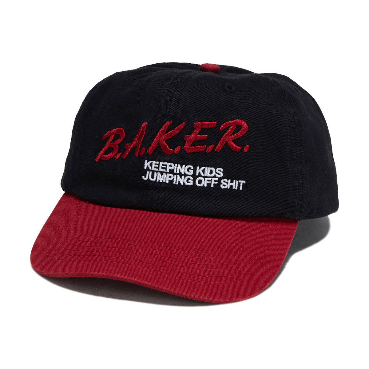Baker Narc Dad Hat - Black/Red image 1
