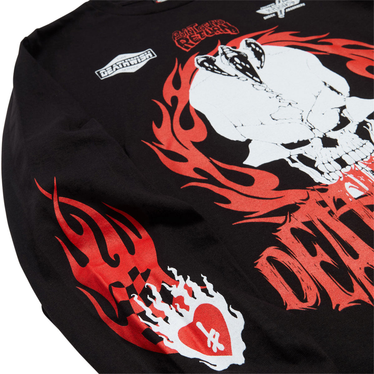 Deathwish Death Race Long Sleeve T-Shirt - Black image 2