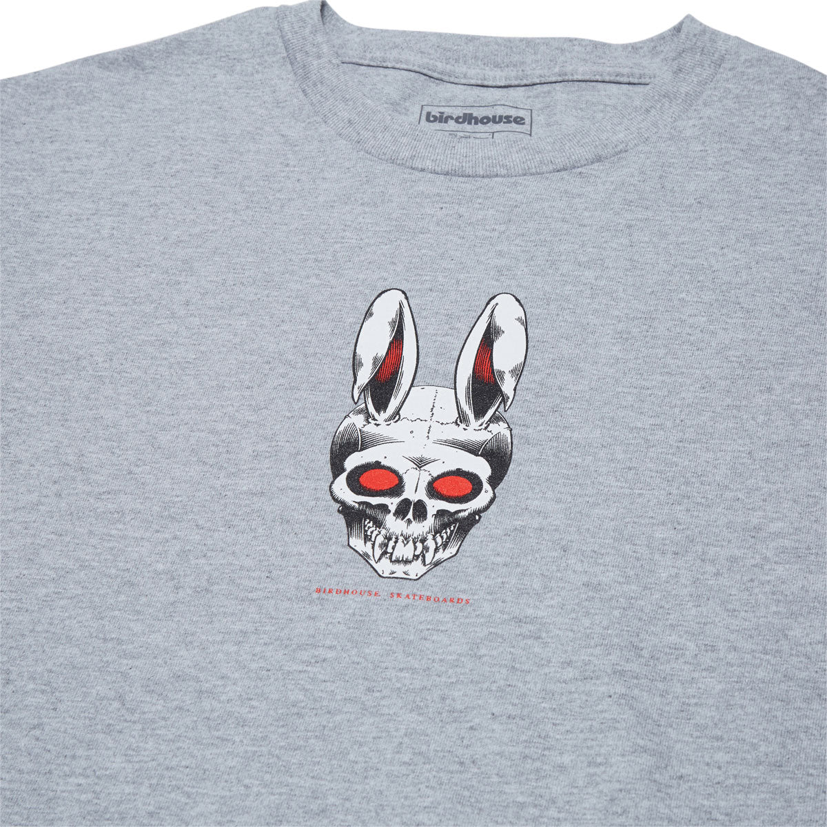 Birdhouse Rabbit Skull T-Shirt - Heather image 2