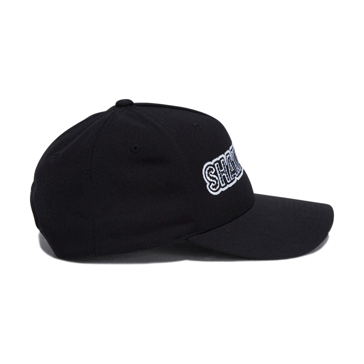 Shake Junt Stretch Logo Snapback Hat - Black image 4