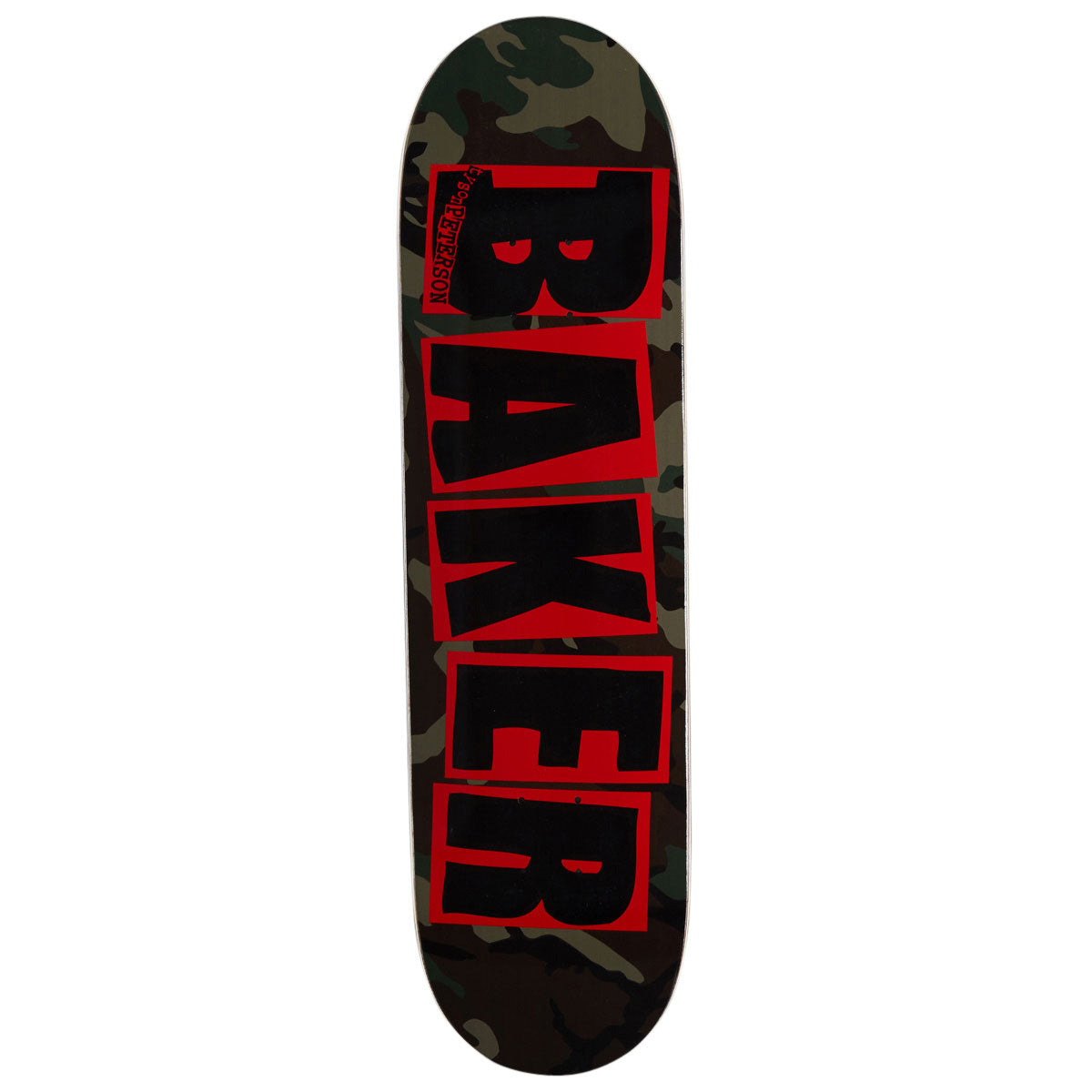Baker Tyson Peterson Brand Logo Camo Skateboard Deck - 8.25