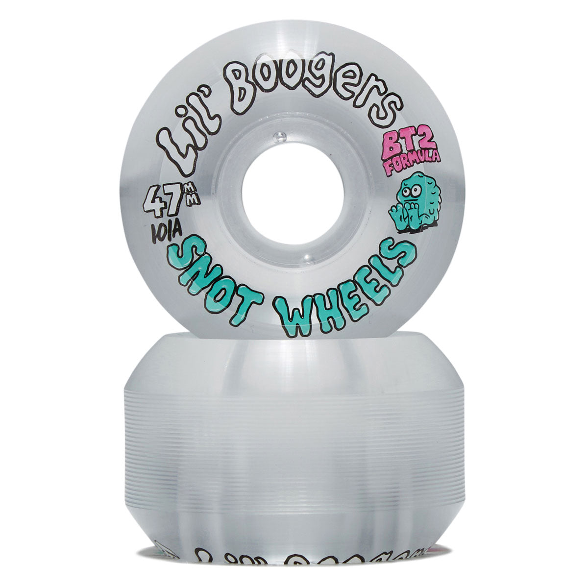 Snot Lil Boogers Conical 101a Skateboard Wheels - Clear - 47mm image 2