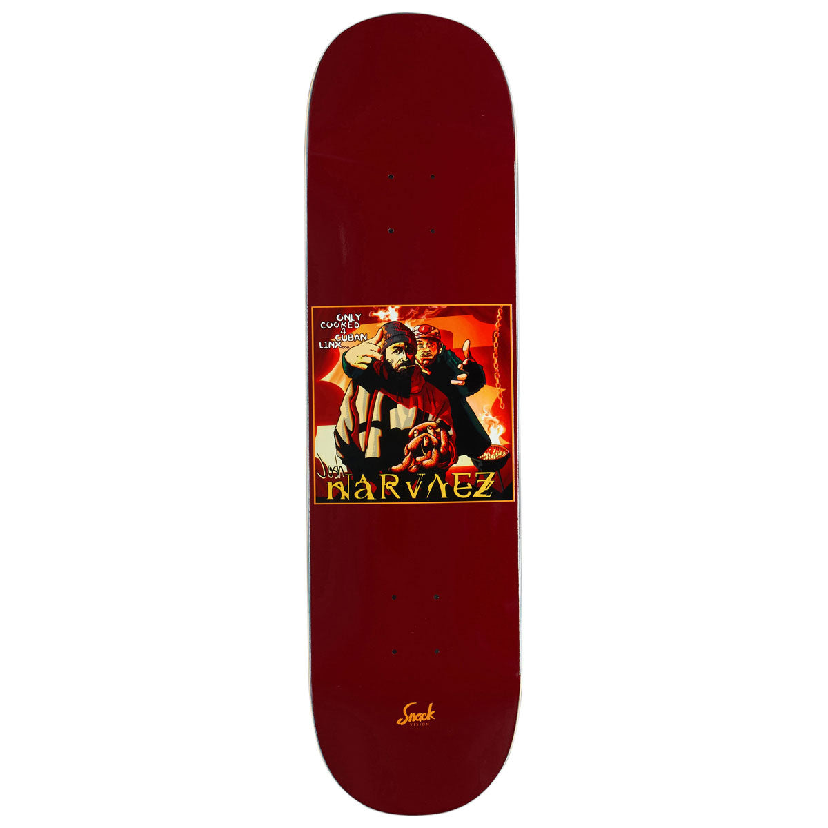 Snack Narvaez Cuban Linx Skateboard Deck - 8.25