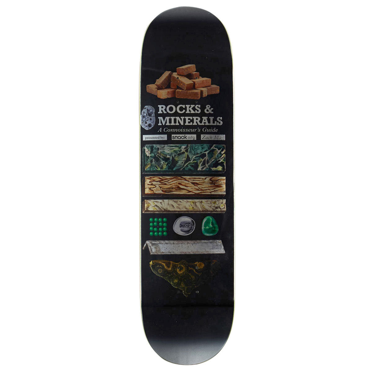Snack May Rocks And Minerals Skateboard Deck - 8.38
