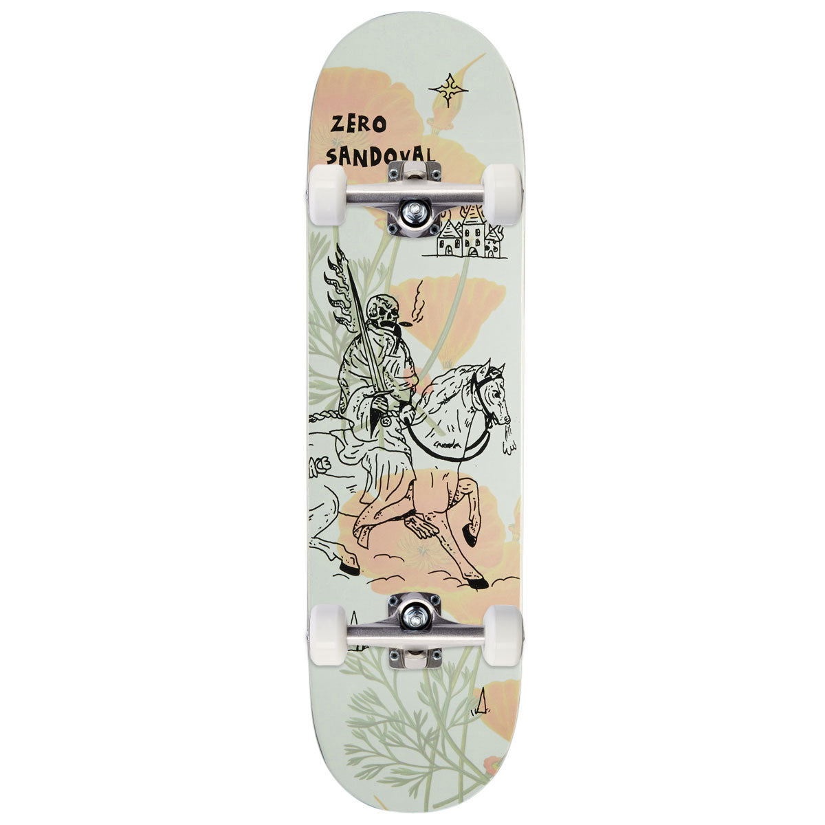 Zero Heavy Slime Sandoval Skateboard Complete - 8.50