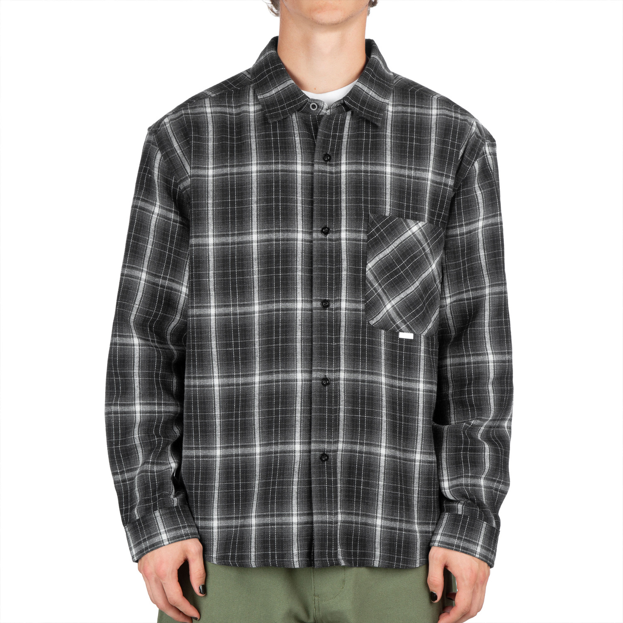 CCS Dial Up Flannel Shirt - Black/White image 2