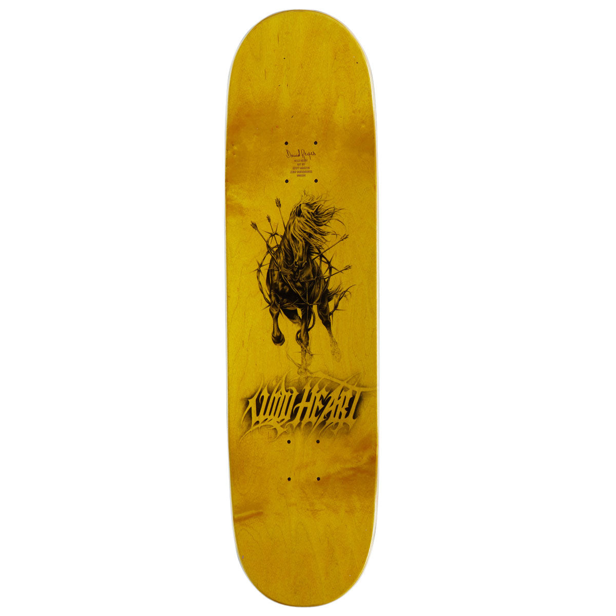 Zero Reyes Wild Heart Skateboard Complete - Black - 8.50