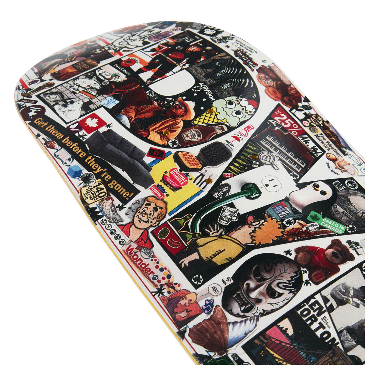 Pylon Wordzine Skateboard Deck - 8.25