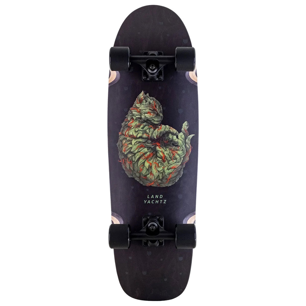 Landyachtz Raft Meowijuana Pre-Built Longboard Cruiser Complete image 1