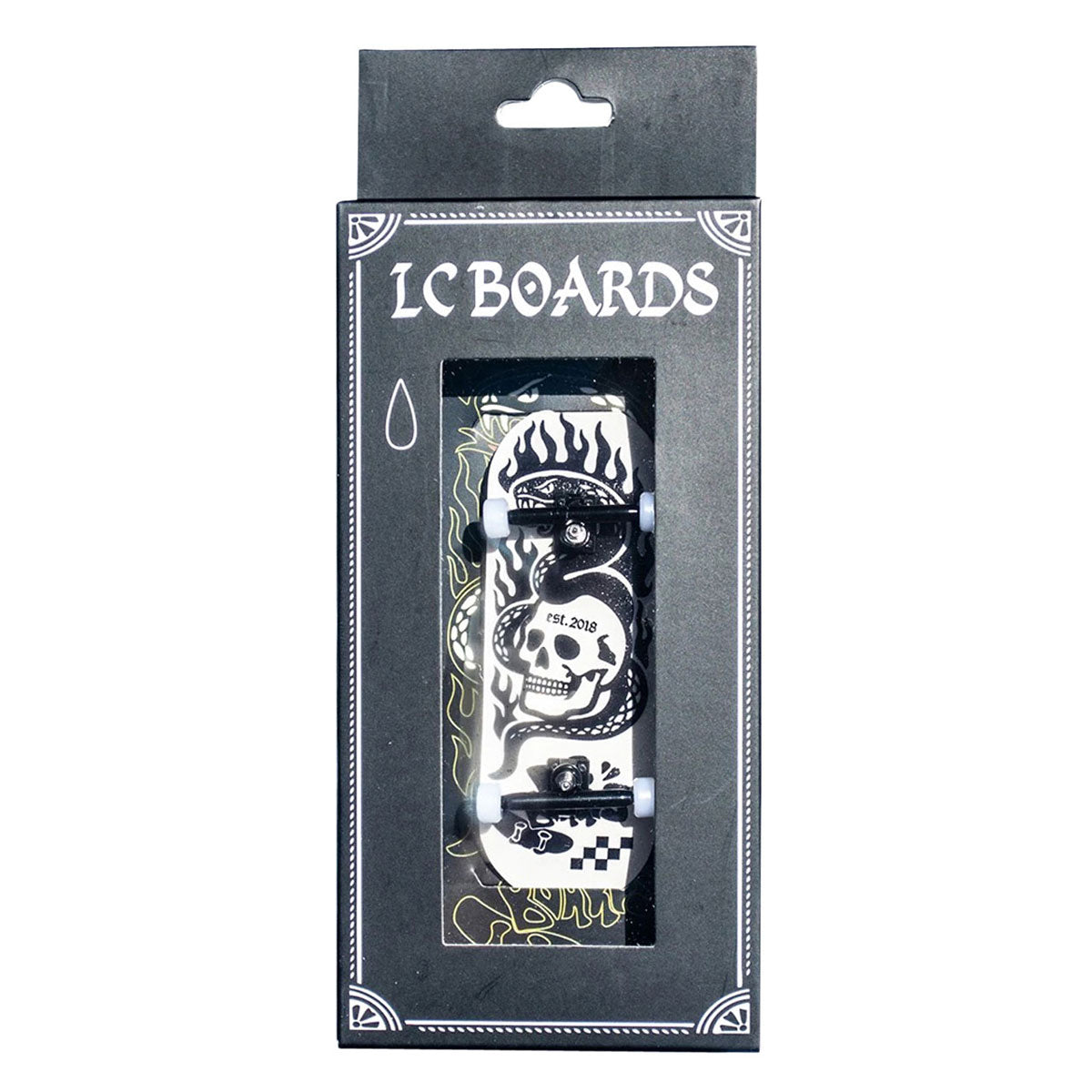 LC Boards Artist Series Skull Fingerboard Complete image 3