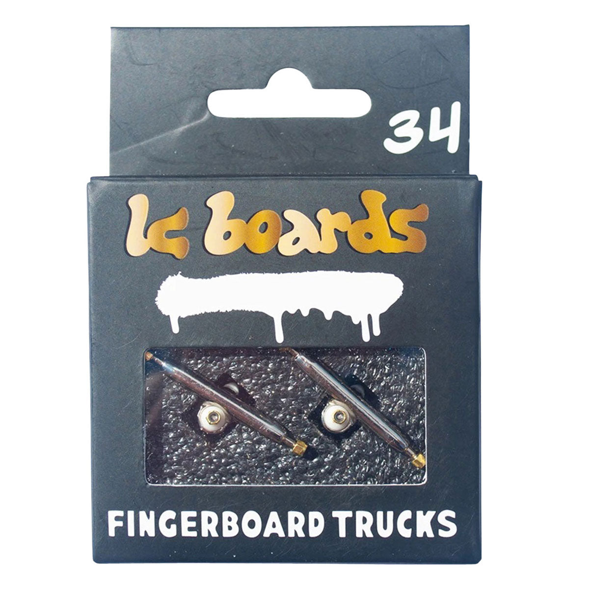 LC Boards V4 Pro Fingerboard Trucks - Black Base image 4