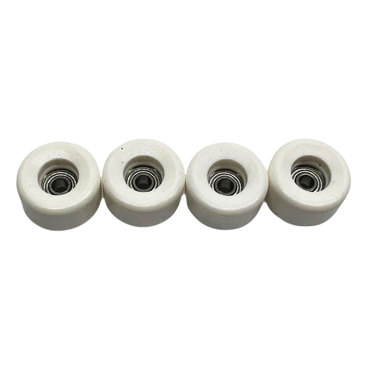 LC Boards Bowl Shape Urethane Pro 65D Fingerboard Wheels - White image 1