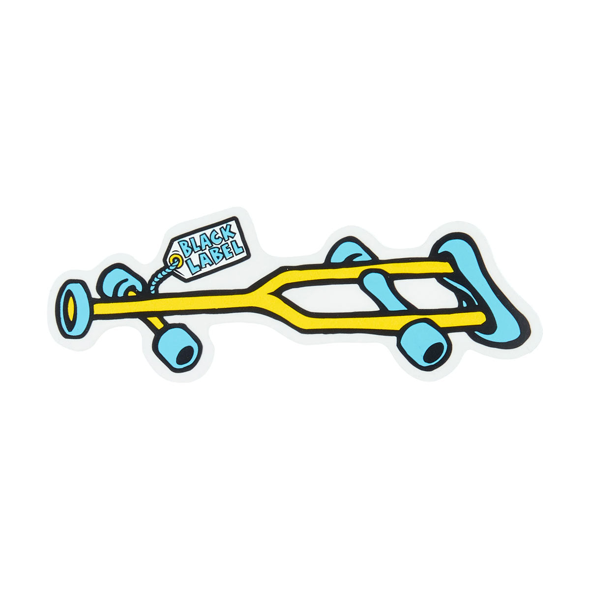 Black Label Crutch Sticker - Assorted image 1