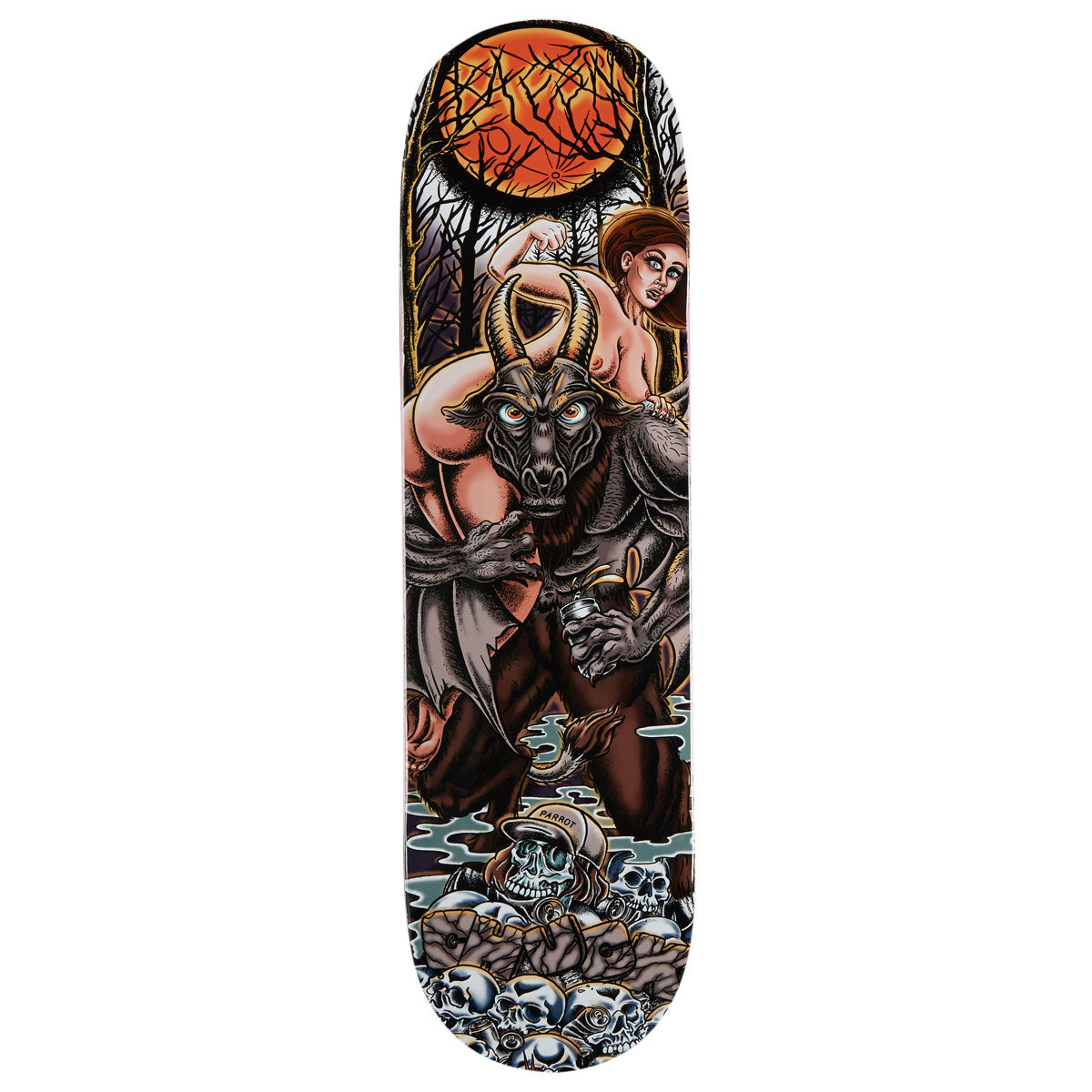 Bacon Chuck Pontone Jersey Devil Skateboard Deck - 8.75