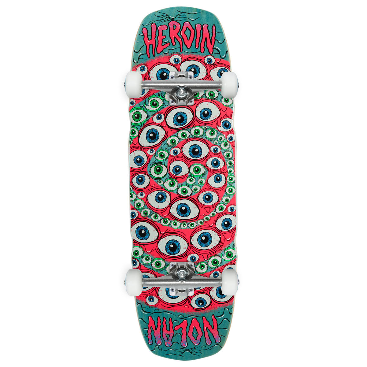 Heroin Nolan Houghton Spiralize Skateboard Complete - 9.50