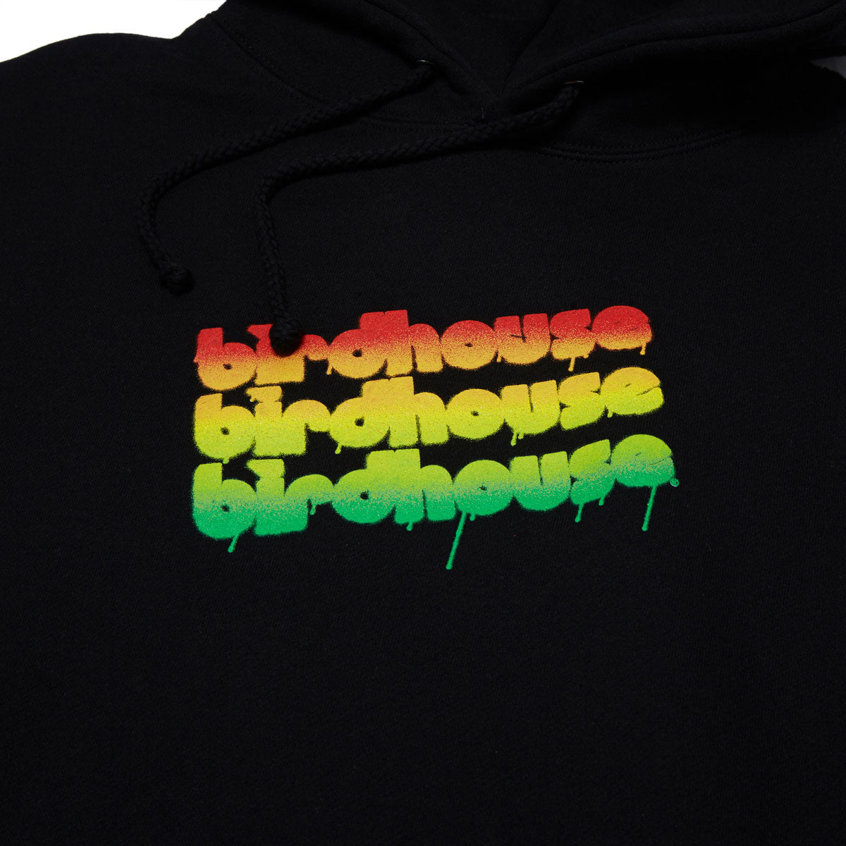 Birdhouse Triple Stack Rasta Hoodie - Black image 2