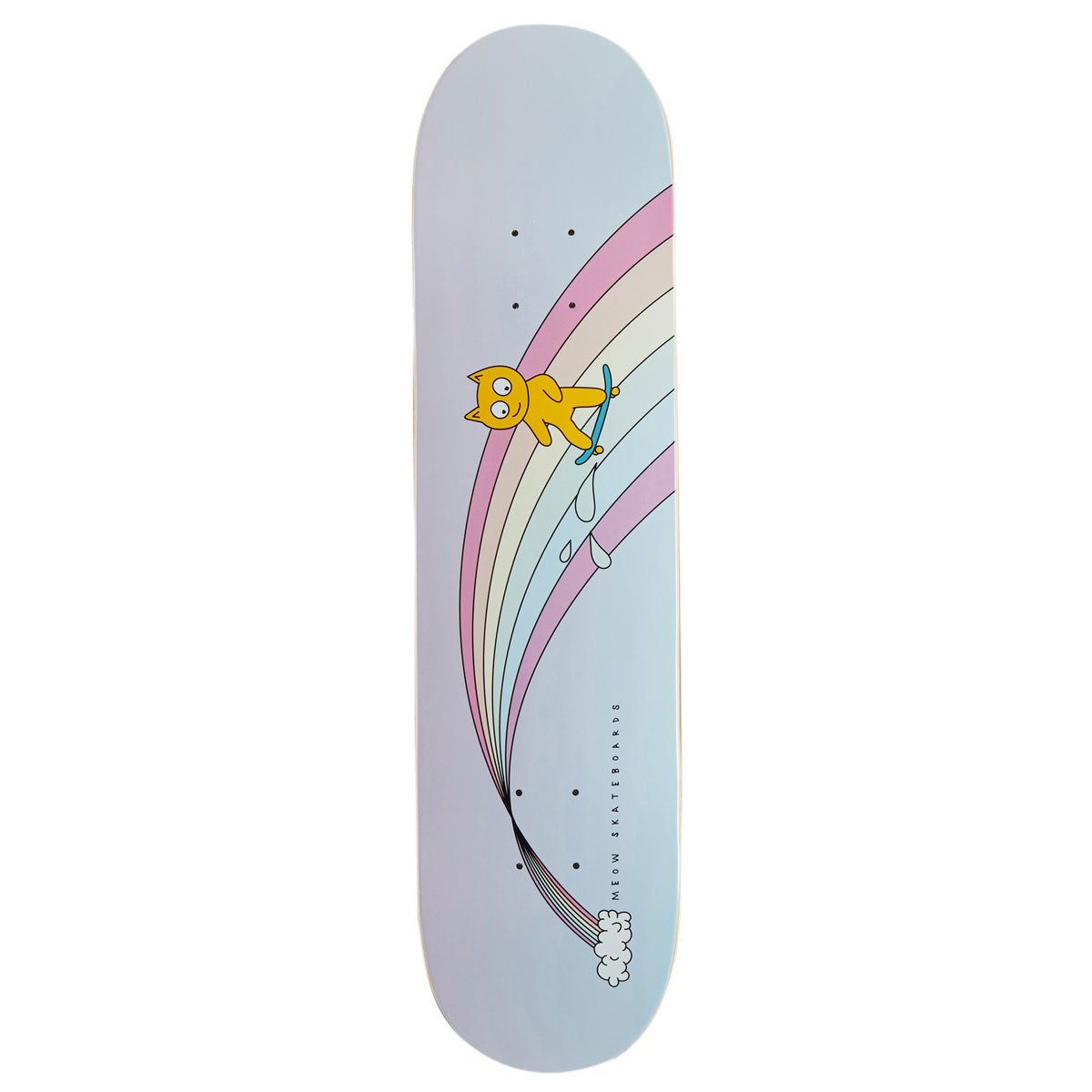 Meow Over The Rainbow Skateboard Deck - Fade - 7.75
