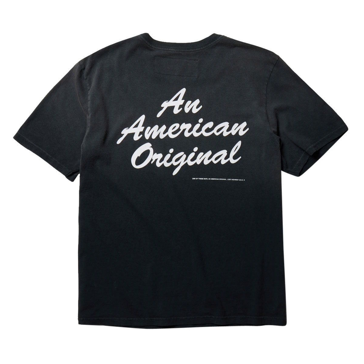 One Of These Days An American Original T-Shirt - Sun Faded Black image 2