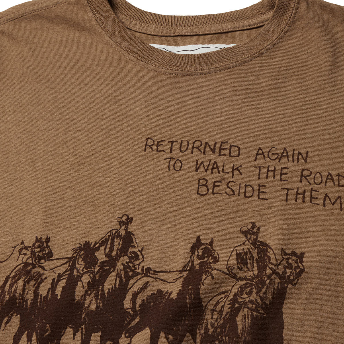 One Of These Days Return Again T-Shirt - Light Brown image 4