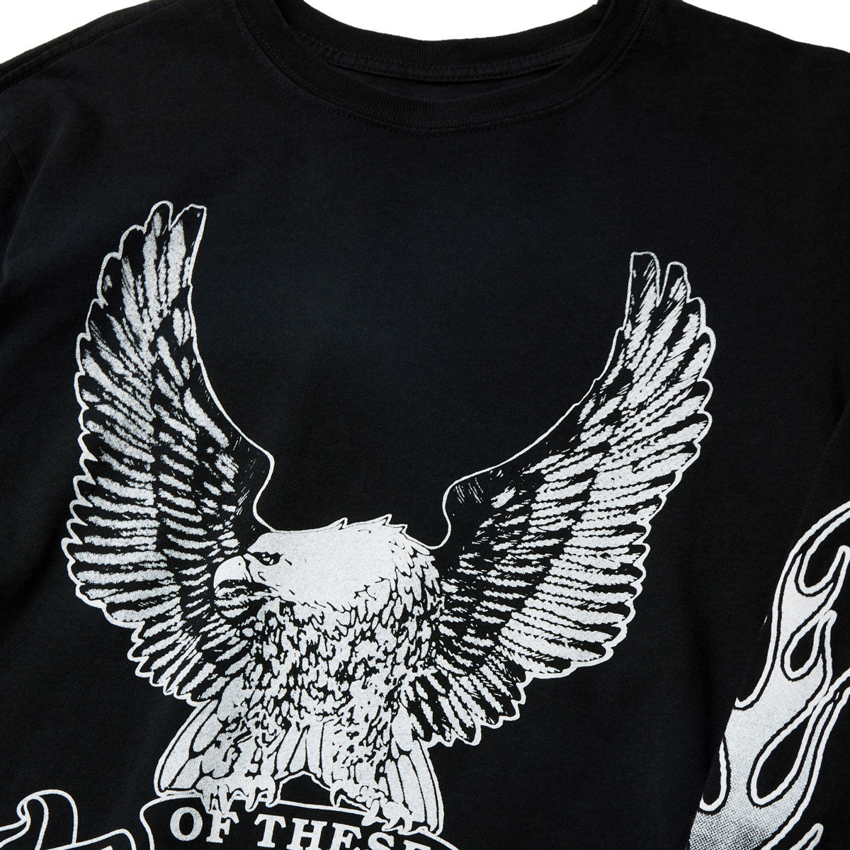 One Of These Days An American Original Long Sleeve T-Shirt - Washed Black image 2