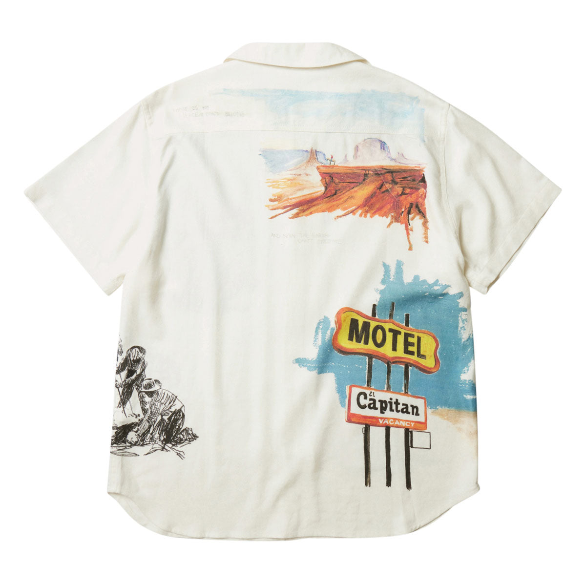 One Of These Days El Capitan Camp Shirt - Bone image 2