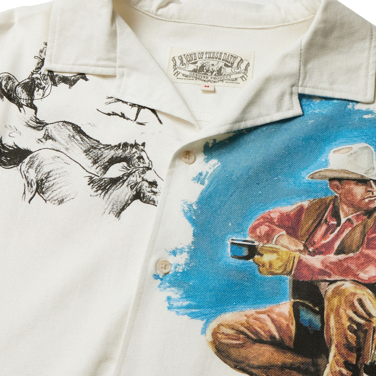 One Of These Days El Capitan Camp Shirt - Bone image 3