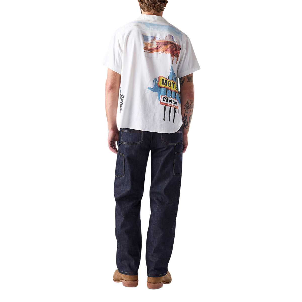 One Of These Days El Capitan Camp Shirt - Bone image 5