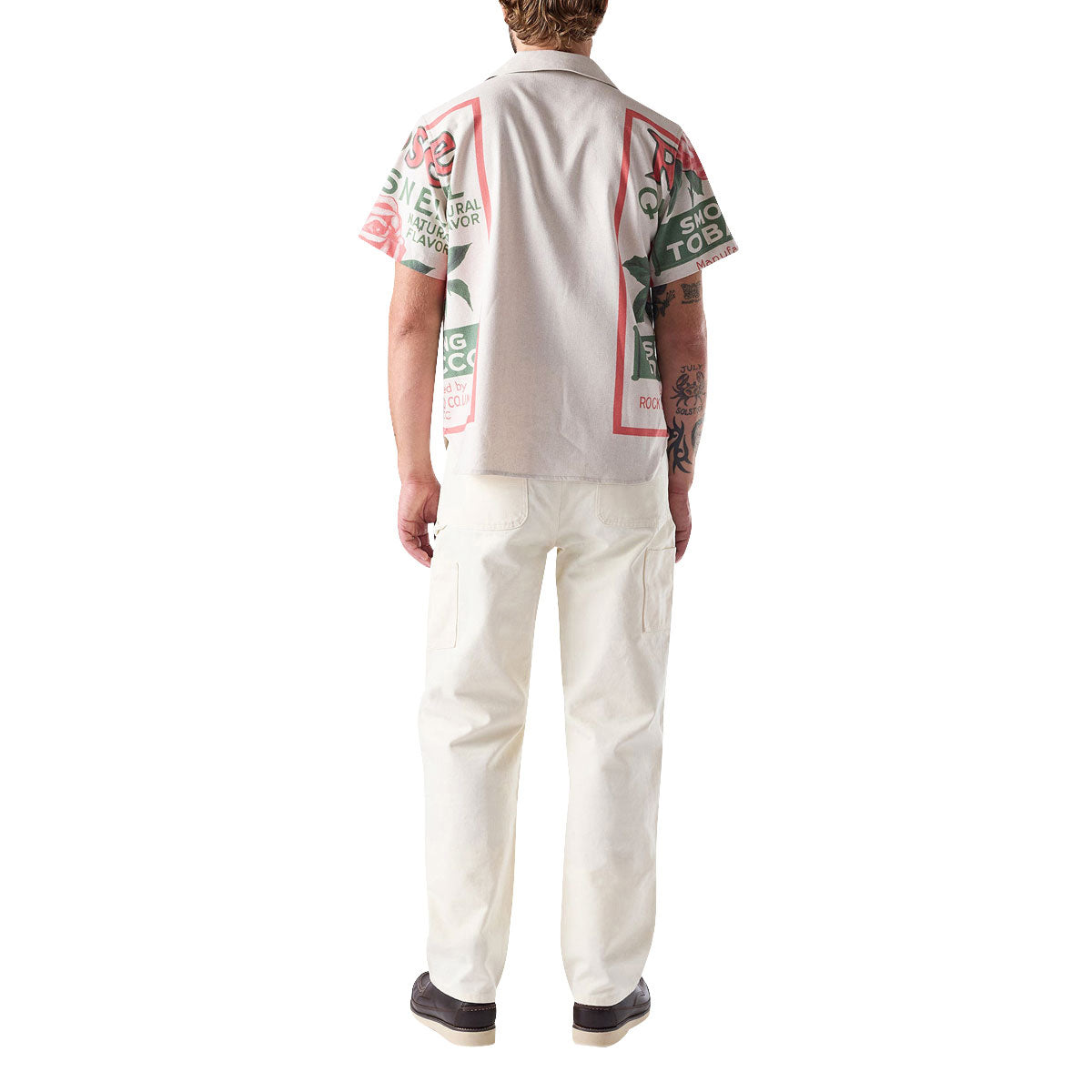 One Of These Days Natural Flavor Camp Shirt - Natural image 5