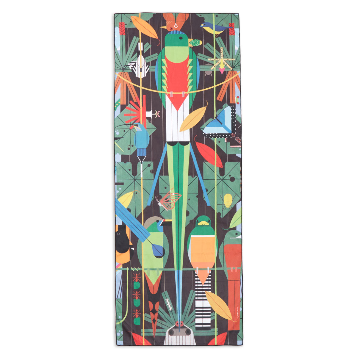 Habitat Charley Harper Monteverde Yoga Towel - Multi image 1