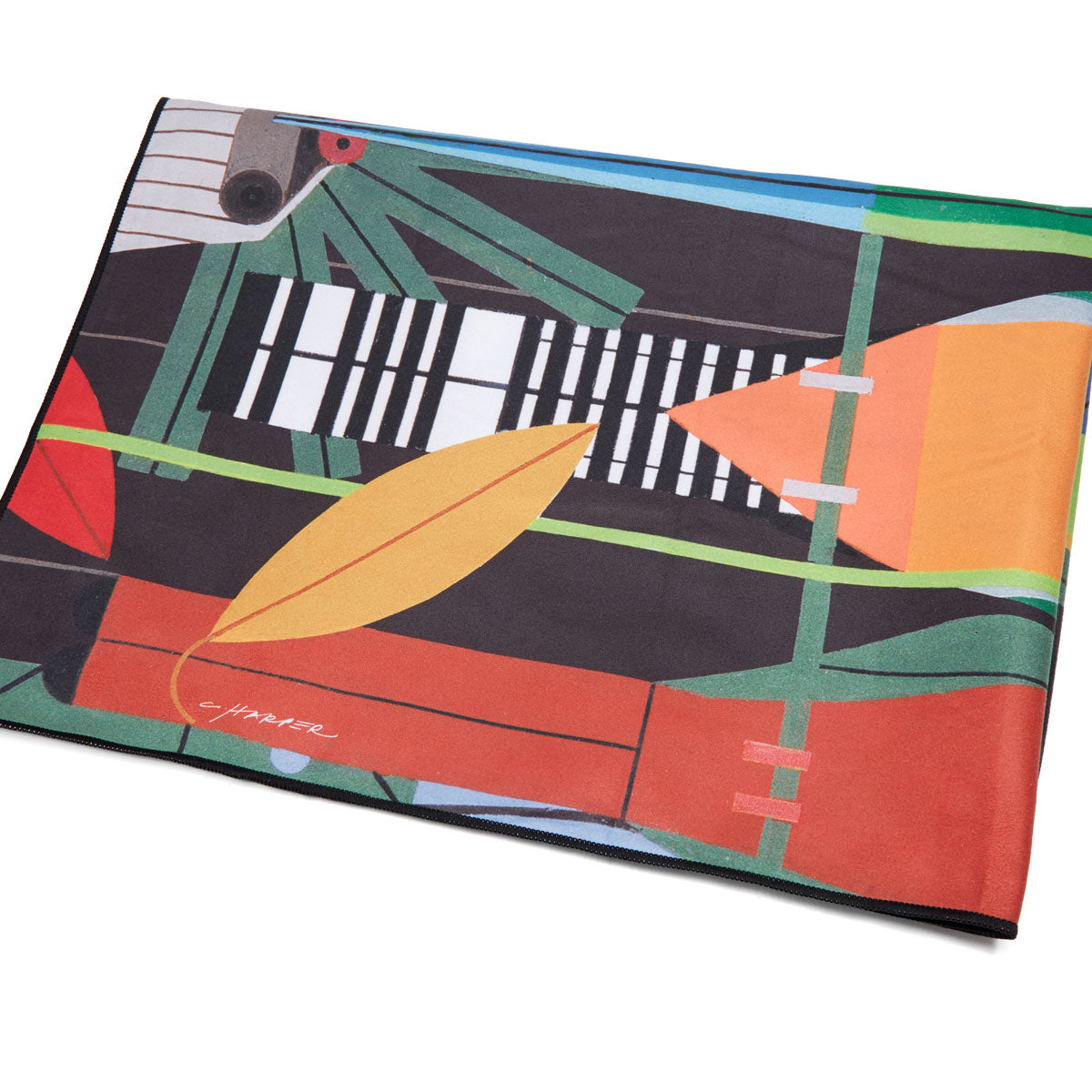 Habitat Charley Harper Monteverde Yoga Towel - Multi image 2