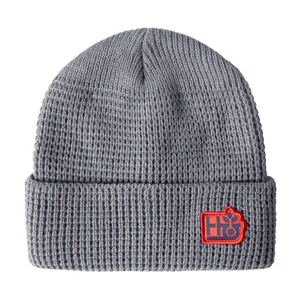 Habitat Waffle Knite Pod Beanie - Grey image 1