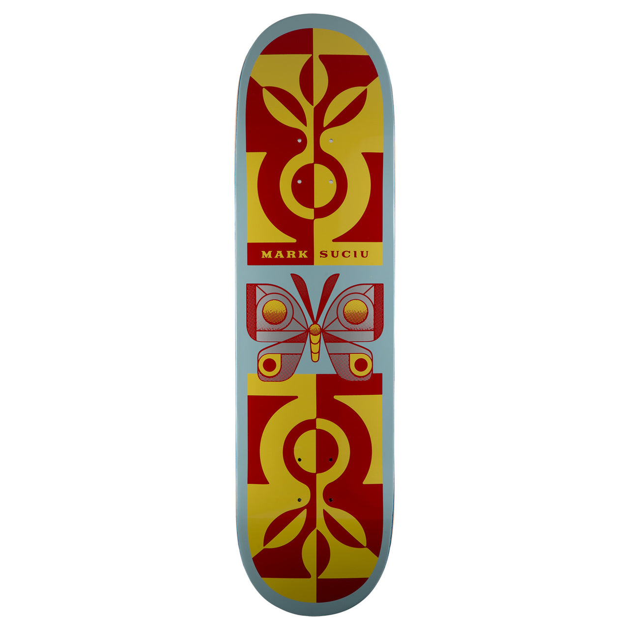 Habitat Suciu Moth Skateboard Deck - Metallic Ink - 8.375